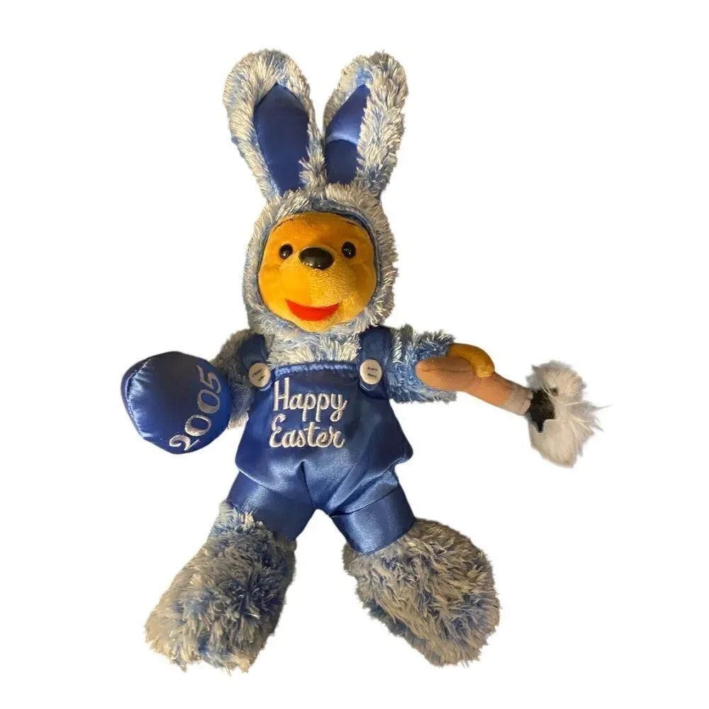 Walt Disney World Easter Winnie the Pooh Bunny 2005 Plush Doll NEW